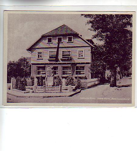 Schierke im Harz Heim Rosa Luxemburg ca 1950 Schierke im Harz Heim Rosa Luxemburg ca 1950