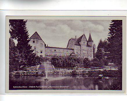 Schierke im Harz Heim Gieseler 1954 Schierke im Harz Heim Gieseler 1954