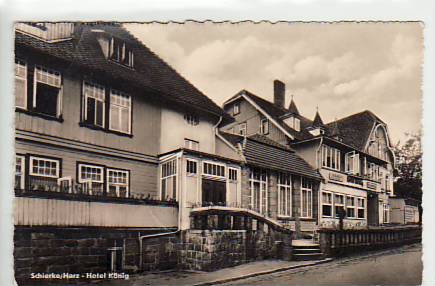 Schierke im Harz Hotel König 1957