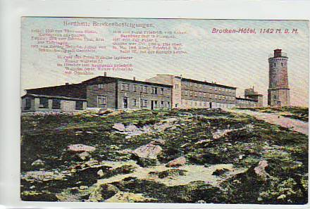 Brocken Harz Besteigung 1560 Tilemann Stoltz AK von 1906 Brocken Harz Besteigung 1560 Tilemann Stoltz AK von 1906