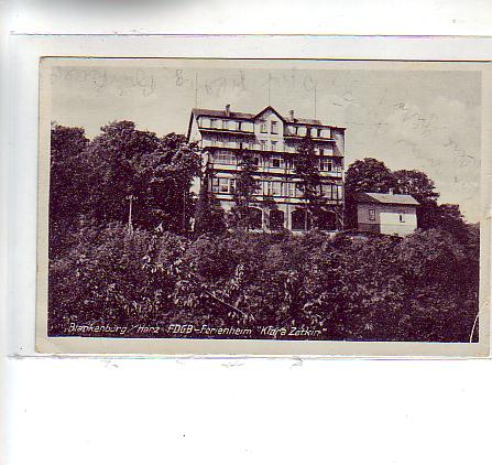 Blankenburg Harz Heim Klara Zetkin 1952 Blankenburg Harz Heim Klara Zetkin 1952