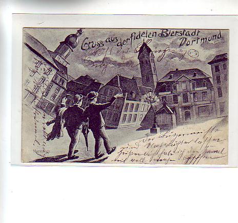 Dortmund Bierstadt,Marktplatz 1905 Dortmund Bierstadt,Marktplatz 1905