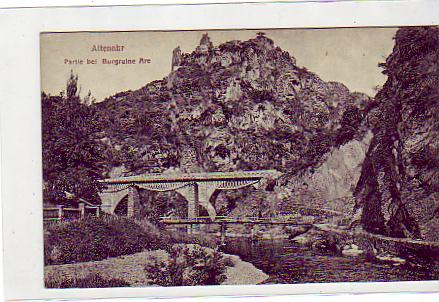 Altenahr Eisenbahn Brücke ca 1915 Altenahr Eisenbahn Brücke ca 1915