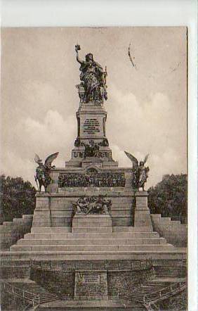 Niederwald National-Denkmal bei Rüdesheim 1911 Niederwald National-Denkmal bei Rüdesheim 1911