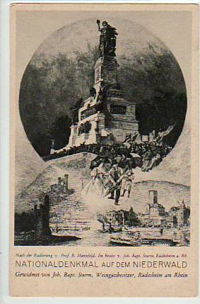 Rüdesheim im Rheingau Nationaldenkmal ca 1910 Rüdesheim im Rheingau Nationaldenkmal ca 1910