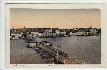 Sonderburg Denmark-Dänemark Brücke 1924 Sonderburg Denmark-Dänemark Brücke 1924