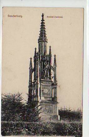 Sonderburg Denmark-Dänemark Denkmal ca 1910 Sonderburg Denmark-Dänemark Denkmal ca 1910