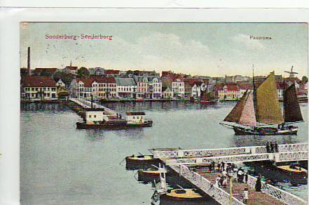 Sonderburg Denmark-Dänemark Panorama 1910 Sonderburg Denmark-Dänemark Panorama 1910