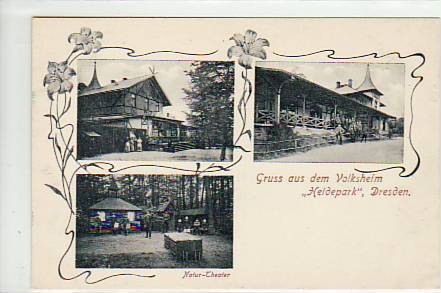 Dresden Volksheim Heidepark ca 1910 Dresden Volksheim Heidepark ca 1910