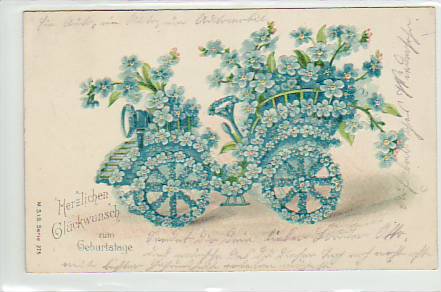 Glückwunsch zum Geburtstag Auto 1905 Glückwunsch zum Geburtstag Auto 1905