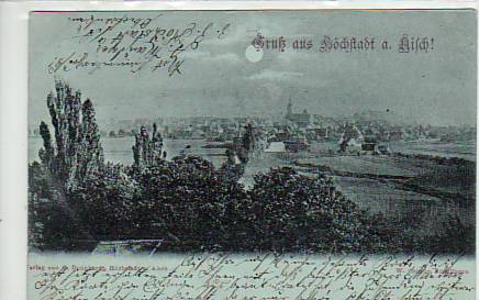 Höchstadt an der Aisch Mondschein AK 1899 Höchstadt an der Aisch Mondschein AK 1899