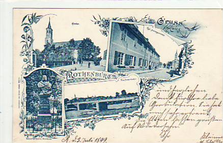 Rothenburg Oberlausitz bei Niesky 1900 Rothenburg Oberlausitz bei Niesky 1900