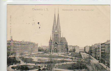 Chemnitz Körnerplatz 1906 Chemnitz Körnerplatz 1906