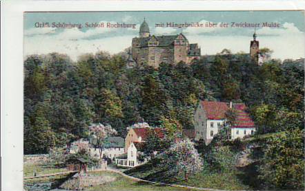 Schloss Rochsburg Lunzenau an der Mulde 1916 Schloss Rochsburg Lunzenau an der Mulde 1916