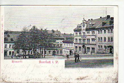 Auerbach Vogtland Altmarkt 1906