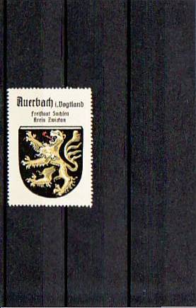 Auerbach Vogtland Stadt Wappen vor 1945