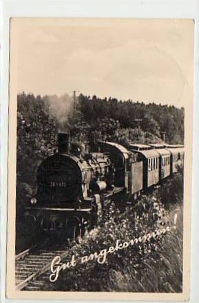 Kleinbahn Eisenbahn Harzquerbahn Gut angekommen 1957 Kleinbahn Eisenbahn Harzquerbahn Gut angekommen 1957