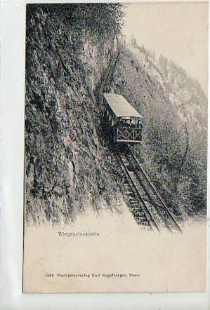 Bergbahn Bürgenstockbahn 1906 Bergbahn Bürgenstockbahn 1906