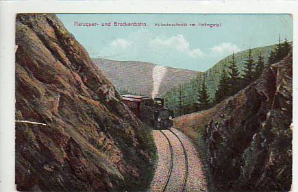 Eisenbahn Kleinbahn Brockenbahn ca 1915 Eisenbahn Kleinbahn Brockenbahn ca 1915