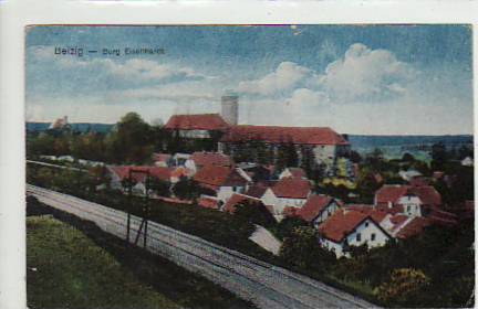 Belzig mit Eisenbahn-Linie ca 1920 Belzig mit Eisenbahn-Linie ca 1920
