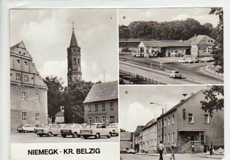Niemegk mit Autobahnraststätte 1980