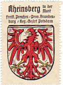 Rheinsberg in der Mark Stadt Wappen vor 1945