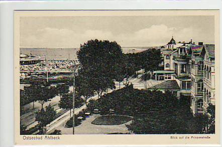 Ostseebad Ahlbeck Prinzenstraße ca 1930 Ostseebad Ahlbeck Prinzenstraße ca 1930