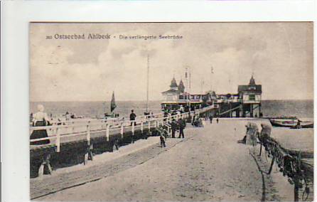 Ostseebad Ahlbeck Seebrücke 1916 Ostseebad Ahlbeck Seebrücke 1916