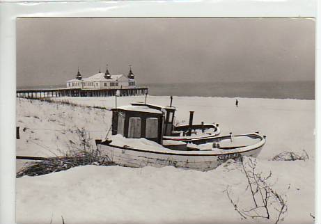 Ostseebad Ahlbeck Winter ca 1980 Ostseebad Ahlbeck Winter ca 1980