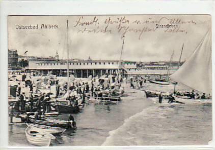 Ostseebad Ahlbeck Strandleben 1906 Ostseebad Ahlbeck Strandleben 1906