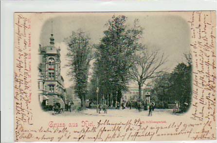 Kiel Strasse am Schlossgarten 1898 Kiel Strasse am Schlossgarten 1898