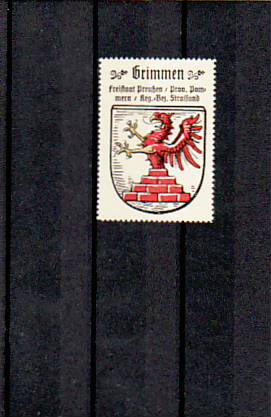 Grimmen Stadt Wappen vor 1945