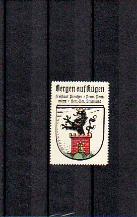 Bergen auf Rügen Stadt Wappen vor 1945