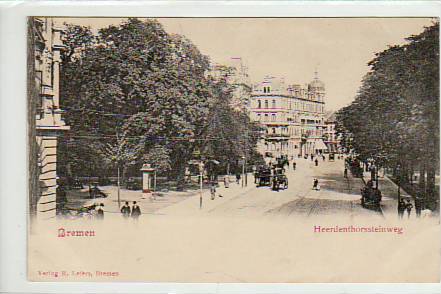 Bremen Heerdenthorssteinweg ca 1900 Bremen Heerdenthorssteinweg ca 1900