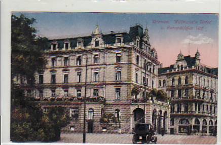 Bremen Hillmann´s Hotel 1920 Bremen Hillmann´s Hotel 1920