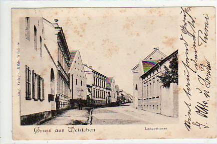 Welsleben bei Schönebeck-Bad Elmen an der Elbe Langestraße 1905 Welsleben bei Schönebeck-Bad Elmen an der Elbe Langestraße 1905