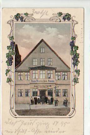 Zerbst in Sachsen-Anhalt Deutsches Haus 1916 Zerbst in Sachsen-Anhalt Deutsches Haus 1916