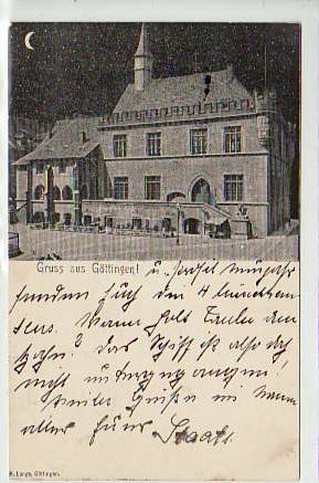 Göttingen Mondschein AK 1898 Göttingen Mondschein AK 1898
