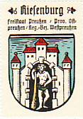 Riesenburg Stadt Wappen Ostpreussen