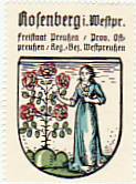 Rosenberg Stadt Wappen Westpreussen