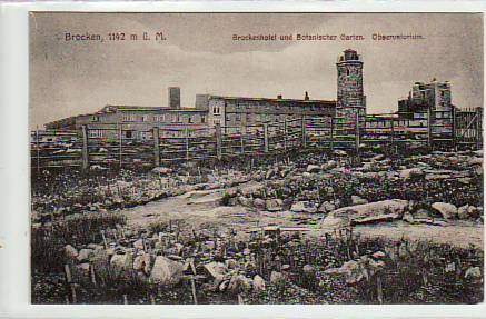 Brocken Harz Botanischer Garten 1918 Brocken Harz Botanischer Garten 1918