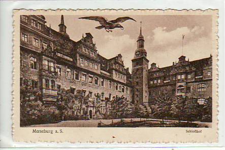 Merseburg Schlosshof ca 1925 Merseburg Schlosshof ca 1925