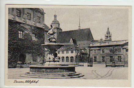 Dessau Schloßhof ca 1945 Dessau Schloßhof ca 1945