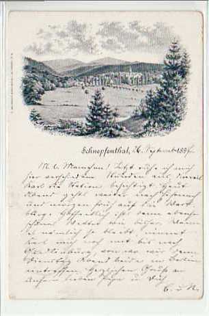 Schnepfenthal bei Gotha Ansichtskarten Vorläufer von 1897