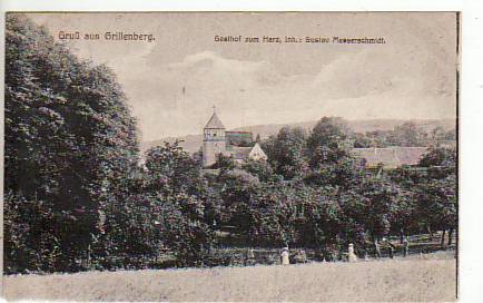 Sangerhausen-Grillenberg Gasthof zum Harz 1916 Sangerhausen-Grillenberg Gasthof zum Harz 1916