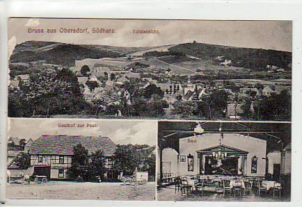 Sangerhausen-Obersdorf Südharz Gasthof zur Post 1914 Sangerhausen-Obersdorf Südharz Gasthof zur Post 1914