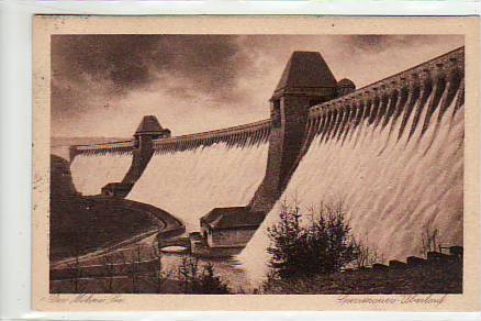 Möhnesee im Sauerland bei Günne,Soest,Sperrmauer 1925 Möhnesee im Sauerland bei Günne,Soest,Sperrmauer 1925