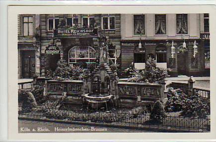 Köln Heinzelmännchen Brunnen 1930 Köln Heinzelmännchen Brunnen 1930