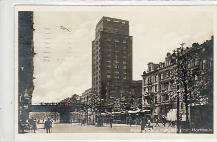 Köln Hansaring mit Hochhaus 1926 Köln Hansaring mit Hochhaus 1926