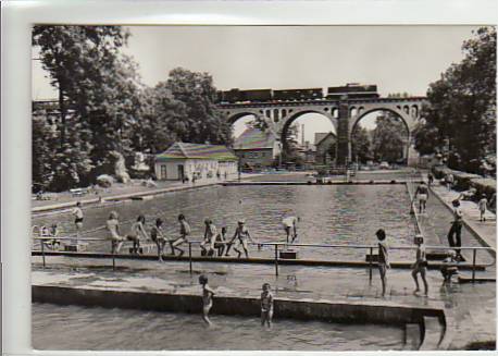 Stadtilm Thüringen Eisenbahn am Schwimmbad 1977 Stadtilm Thüringen Eisenbahn am Schwimmbad 1977